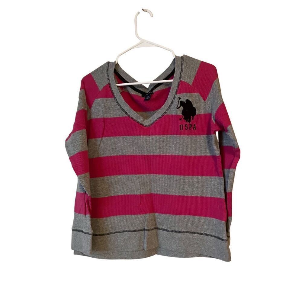 US Polo Association Vee Neck Thermal Top XL